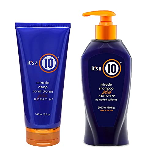It's a 10 Keratin Shampoo & Deep Conditioner Duo - 10 oz & 5 oz, Repair & Hydrate