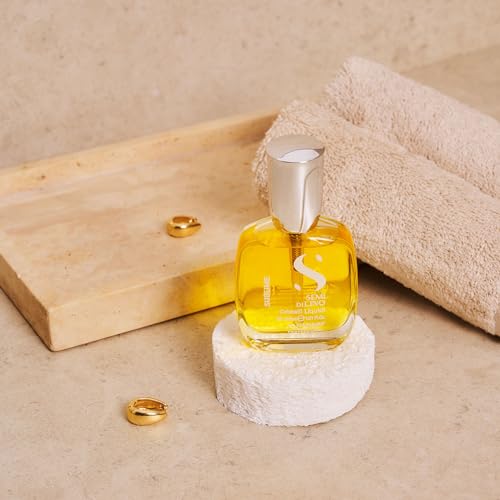 Alfaparf Milano Semi di Lino Cristalli Liquidi Hair Oil 1.01 Fl Oz - Shine & Heat Protectant