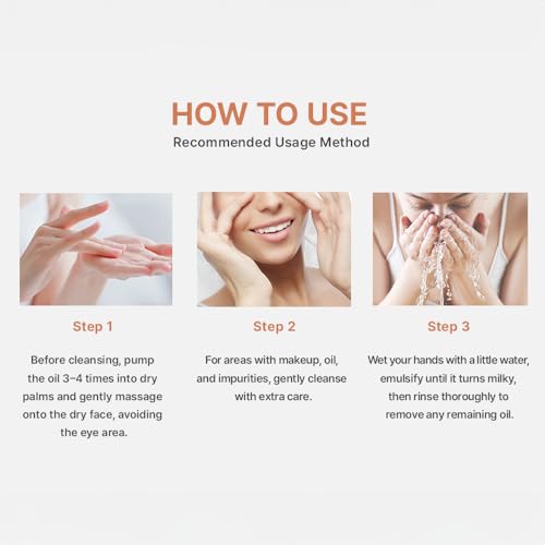 Blend Melting Cleansing Oil - Plant-Based Korean Makeup Remover & Face Cleanser - Gentle Cleansing with Jojoba, Olive & Argan Oils - Non-Greasy & Deep Pore Purifying, 5.07 fl. oz.