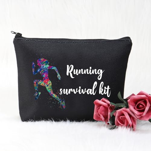 POFULL Running Gifts for Her - Survival Kit with Cosmetic Bag for Runners
