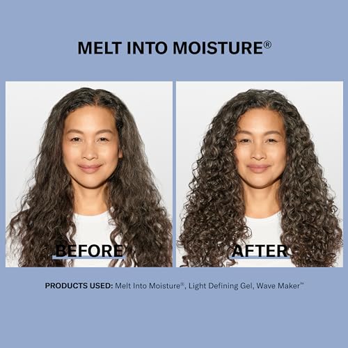 DevaCurl Melt Into Moisture Treatment Mask - 8 fl oz - Reduces Tangles & Frizz, Nourishes Curly Hair