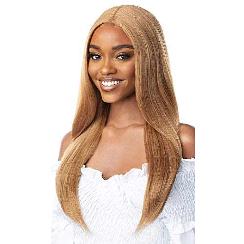 Outre EveryWear Synthetic HD Lace Front Wig - EVERY 5 1B Off Black - Pre-Plucked, Heat-Resistant Fiber