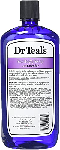 Foaming Bath Gift Set with Lavender Shea & Almond Oil - Stress Relief & Relaxation