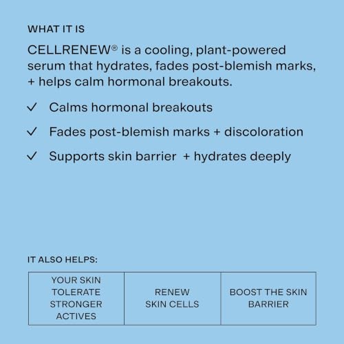 Cellrenew Collagen Stem Cell Face Serum 1.35 Fl Oz - Anti-Acne, Youthful Skin