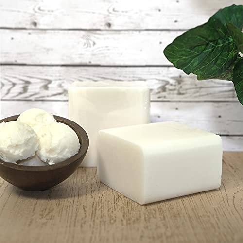 ClearLee Shea Butter Melt and Pour Soap Base Cosmetic Grade Natural Bar 2lb