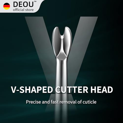 DEOU Stainless Steel Cuticle Pusher & Dead Skin Remover for Nail Care