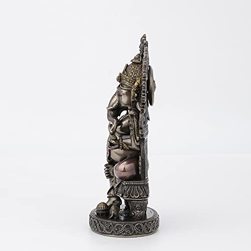 Veronese Design Lord Ganesha Sitting Statue | Hindu Elephant God Decor