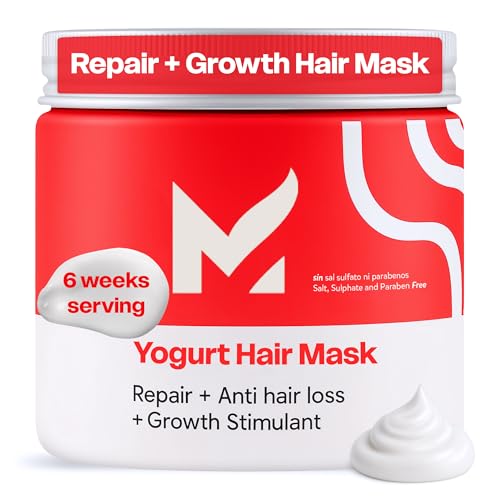 Yogurt Hair Mask for Damage Repair & Hair Loss Prevention - 12 Fl Oz - Variation of Yogurt Hair Mask
