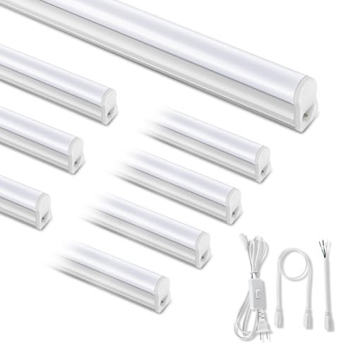 SUNLINKCO 8 Pack 6500K 4FT LED Shop Lights 20W 2300lm Garage & Workshop Lighting