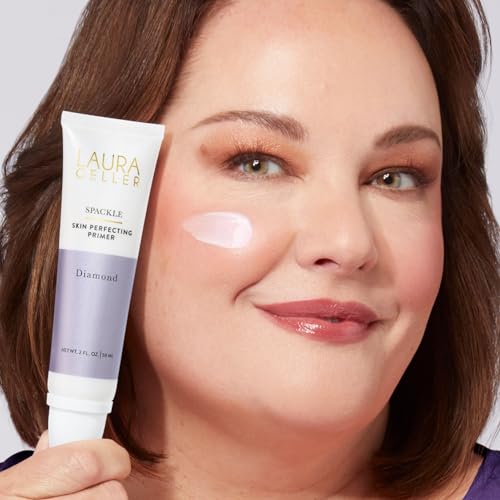 LAURA GELLER NEW YORK Illuminating Duo: Baked Balance-n-Glow Illuminating Foundation, Light and Spackle Skin-Perfecting Makeup Primer, Diamond
