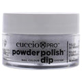 Cuccio Colour Powder Nail Polish - Lacquer For Manicure And Pedicure - Highly Pigmented Powder That Is Finely Milled - Durable Finish, Flawless Rich Color - Easy To Apply - Silver Glitter - 0.5 Oz