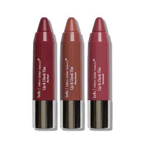 Lip & Cheek Multi Balm Set - Cream Blush Stick & Lip Tint Trio
