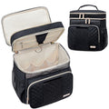 Tealari Large Water-Resistant Toiletry Bag for Women Men - Black, Hanging Travel Organizer with Transparent Phone Pocket