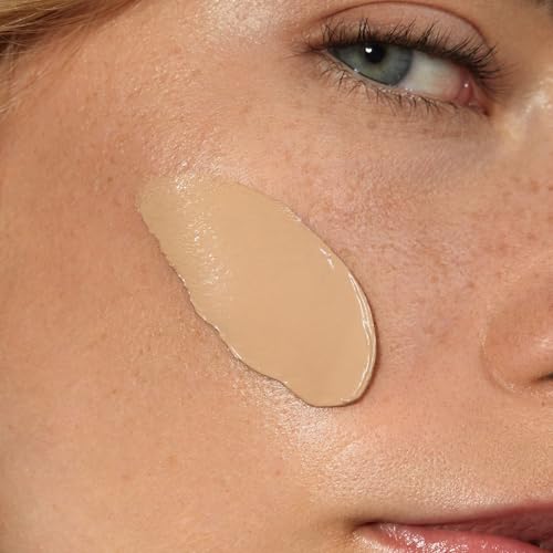 MADARA Organic Skincare | SKINONYM Semi-Matte Peptide Foundation, #40 SAND, 30ml ? Boosted by collagen-supporting peptides, Semi-matte finish, Adapts to the skin's texture, Ecocert certified.