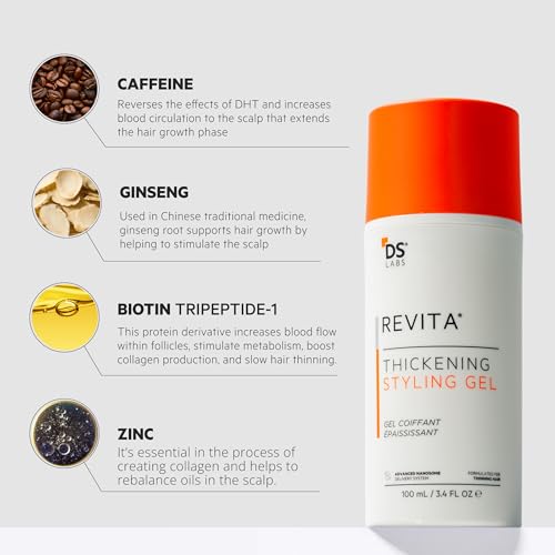 Revita Hair Density Volumizing Styling Gel - Supports Fuller, Thicker Hair