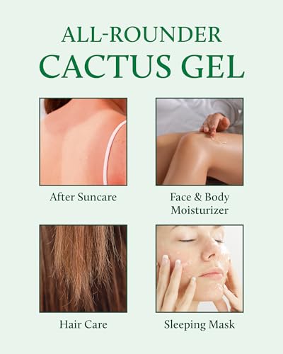 YADAH Cactus Soothing Gel 16.9 fl oz - Vegan Korean Body & Face Moisturizer