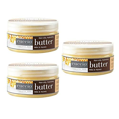 Cuccio Naturale Milk & Honey Butter Blend Lotion - 8 oz Pack of 3 - Ultra-Hydrating, Non-Greasy Body Moisturizer