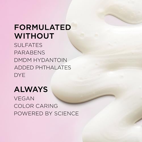 L'Oreal Paris Glossing Sulfate Free Shampoo with Glycolic Acid, Hair Care for Lasting Shine and Smoothness for Dull, Dry Hair, EverPure, 6.8 Fl Oz