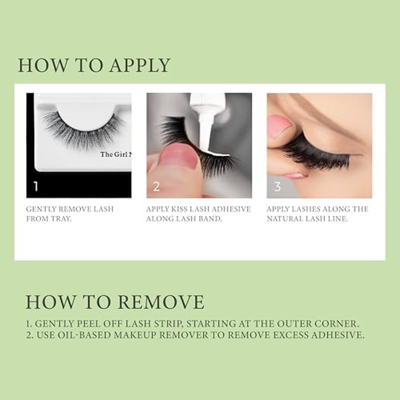 KISS Lash Couture The Muses False Eyelashes, Legacy, Faux Silk | 12 mm | Handmade | Contact Lens Friendly | Pack of 2