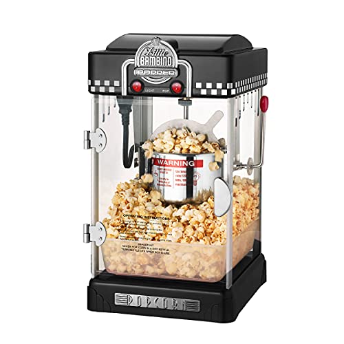 Popcorn Machine Little Bambino 2.5oz Black Countertop Popper