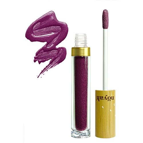 Noyah Clean Natural Lip Gloss, Cabernet | Formulated With Coconut Oil, Cocoa Butter & Antioxidant Rich Vitamin-E