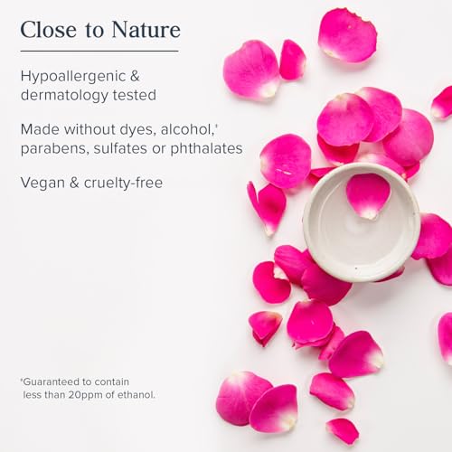 HERITAGE STORE Rosewater & Glycerin Hydrating Facial Splash - Dry Combination Skin Care - Rose Water with Vegetable Glycerine - Made w/out Dyes or Alcohol, Hypoallergenic, Vegan, 60-Day Guarantee, 4oz