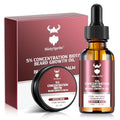 Men's Beard Growth Kit & Balm with Biotin, Natural Oils - MistySprite