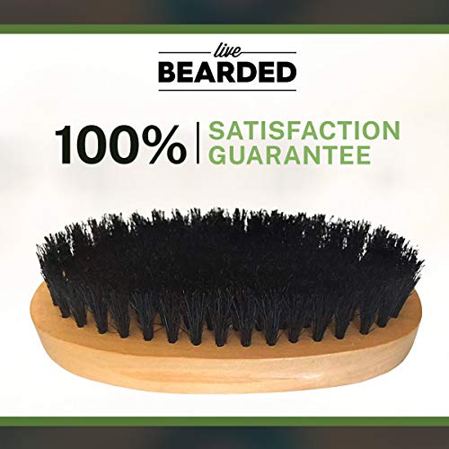 Beard Grooming Brush - 100% Boar Bristle with Wooden Handle - Variation of THIS Listing