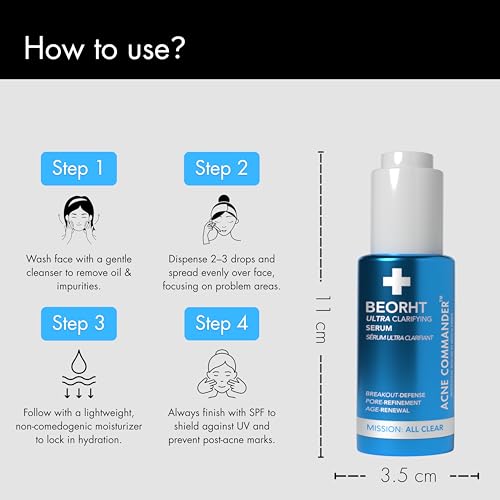 Ultra Clarifying Age-Renewing Serum ? Helps Reduce the Appearance of Blemishes & Marks ? Face Serum for Blemish-Prone Skin ? 1 fl oz