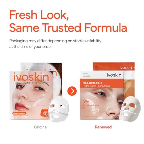 Hydrating Collagen Jelly Mask for Firming & Glow - 4 Pack 39g