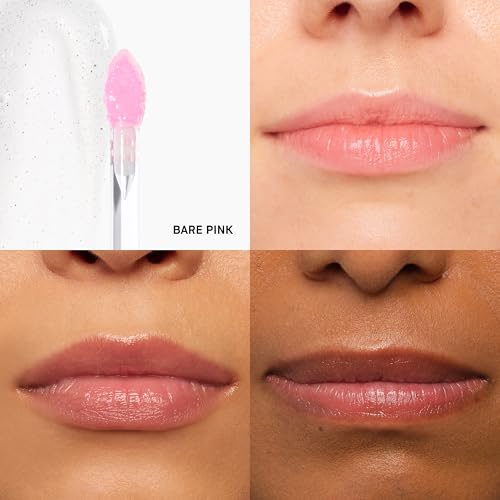 Bobbi Brown Extra Blushing Lip Oil| Shine and Hydration| With pH-Adaptive Color for a Fresh, Natural Lip Look, Bare Pink, 0.20 Fl Oz