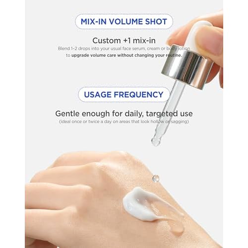 Volufiline¢â Booster Serum [3-Pack Best Value] (10ml x 3 = 30ml) ? Sederma France Cosmetic Active | Plump-Looking Care for Face Neck D?collet? Body | DIY Mix-In Oil-Essence