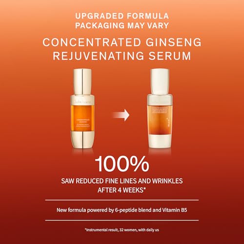 Sulwhasoo Concentrated Ginseng Rejuvenating Serum 0.5 oz – Mini Size, Anti-Aging