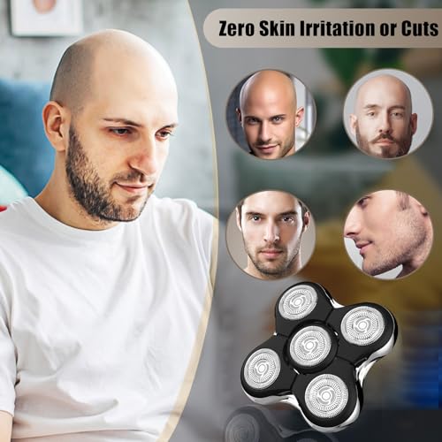 Shaver Replacement Heads Compatible with Remington XR7000 XR1500 - White