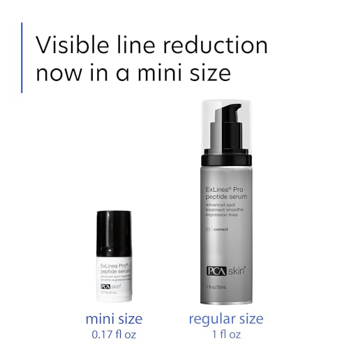 PCA SKIN ExLinea Pro Peptide Serum - Anti-Aging Face & Neck, Trial Size 0.17 Fl Oz