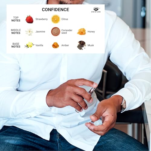 Confidence Pheromone Cologne for Men 10ml Travel Size Citrus Musk Parfum