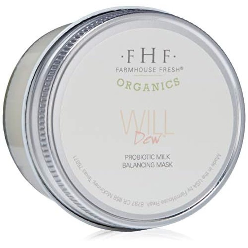 FarmHouse Fresh Will Dew Probiotic Milk Balancing Mask, 3.2 Fl Oz