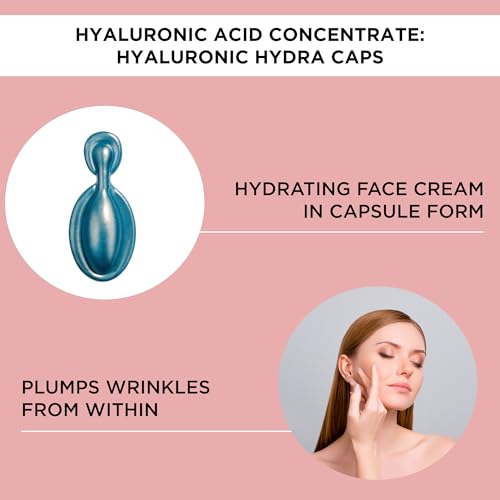 Moisturizing Anti-Wrinkle Hyaluronic Acid Capsules - Hydrating Face Serum, 21pcs
