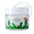 YADAH Cactus Toner Pads 60 Count - Hydrating Exfoliating Facial Wipes