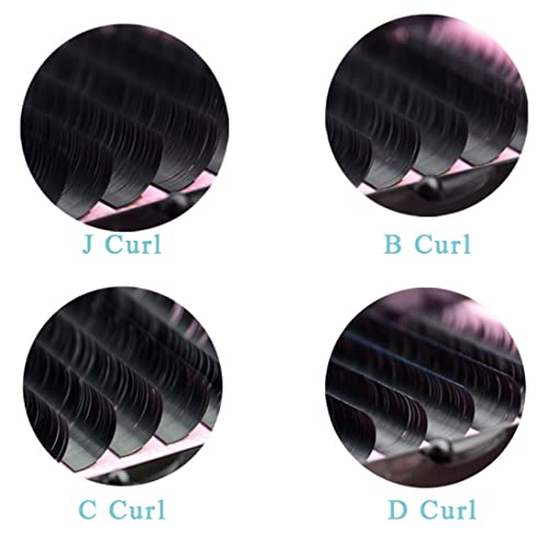 Faux Mink Silk Eyelash Extensions 0.03mm CC Curl 10mm Mixed Length Semi-Permanent Individual Lashes Extension Professional Salon Use