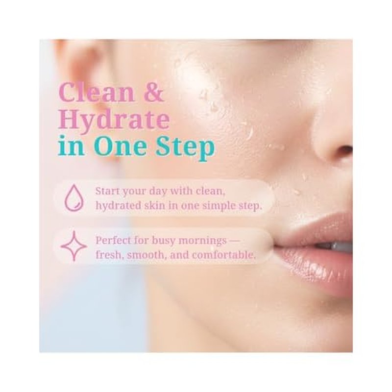 Hydrating Pink Aloe Gel Cleanser, Low pH Daily Face Wash with Probiotic Ferment & Hyaluronic Acid to Nourish Skin, Non-Stripping Foaming Korean Cleanser, 5.07 fl oz