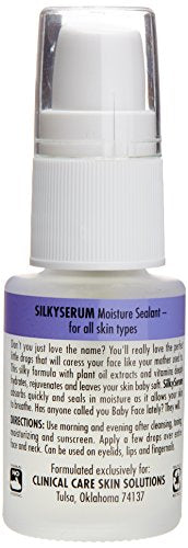 Silky Face Serum with Plant Oils & Vitamins - 0.5 Ounce