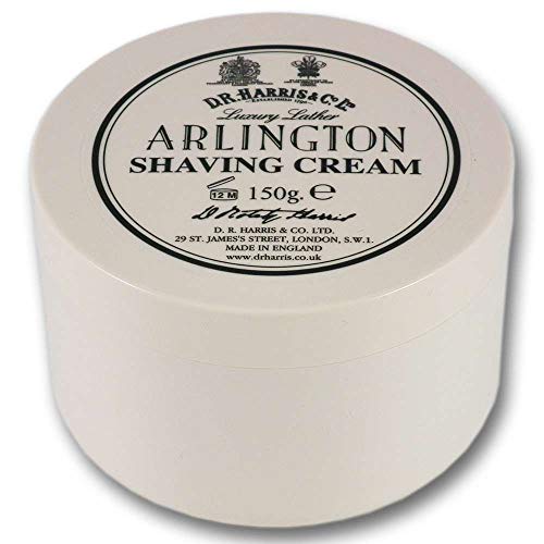 D.R. Harris Arlington Shaving Cream Bowl 150g - Luxurious Glycerin Men’s Shave