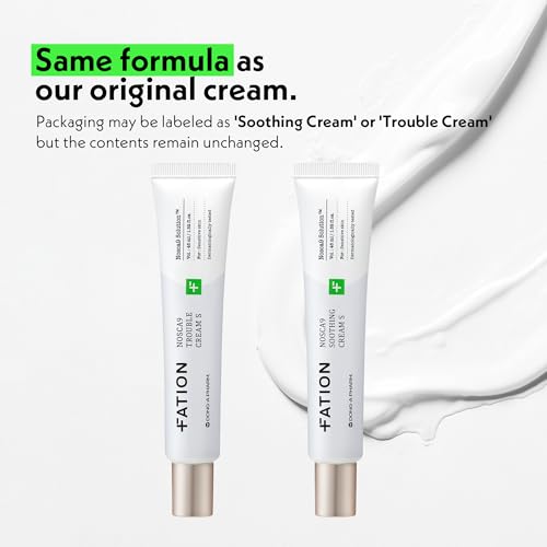 Fation Soothing Barrier Cream with Ceramide & Cica for Sensitive Skin 1.52oz