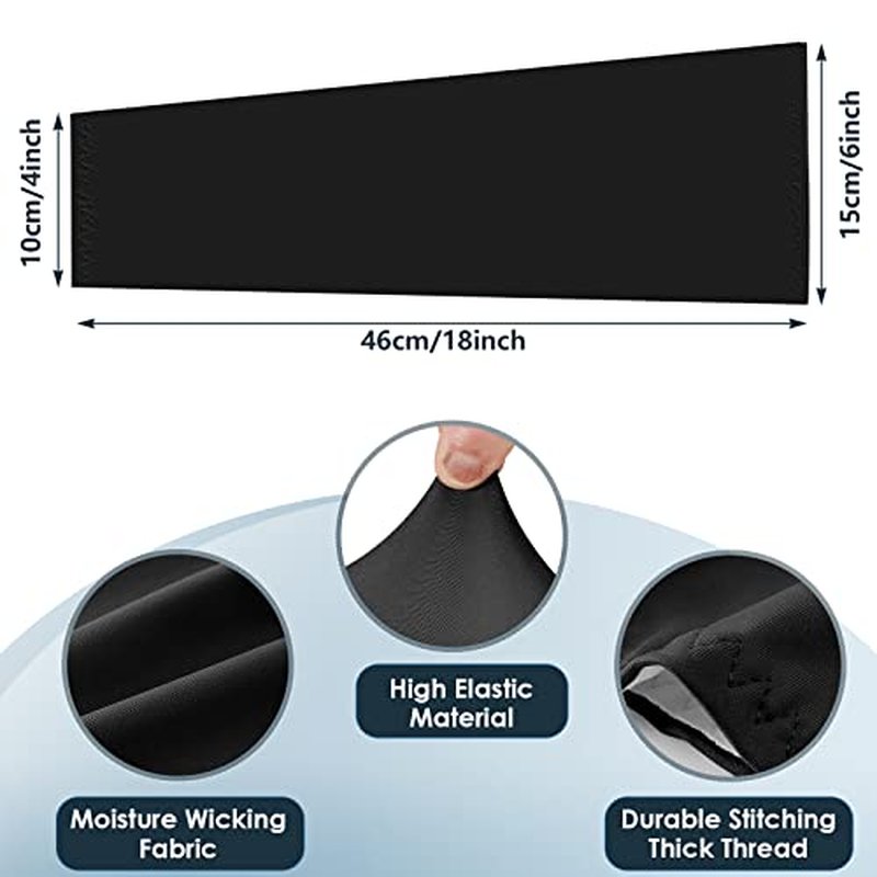 8 Pieces Plus Size Full Arm Sleeves UV Sun Tattoo Arm Sleeve Cooling Arm Compression Covers Tattoo Cover Up for Women Men