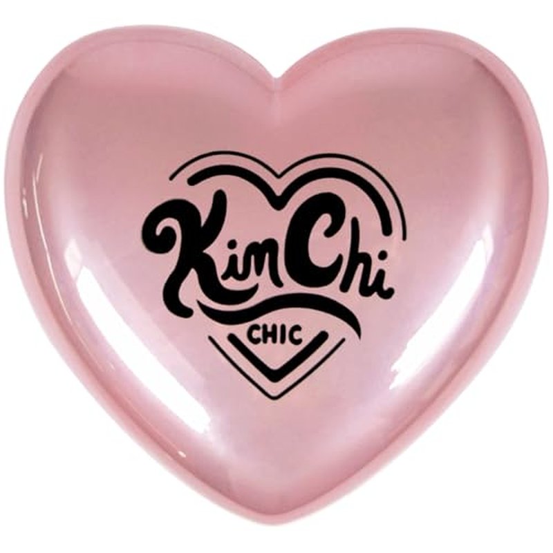 KimChiChic Beauty Thailor Blush Duo, Heart-Shaped Compact with Mirror, Buildable, Silky Matte & Shimmer Finish, Cruelty-Free Blush Palette, Pinky
