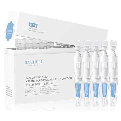 BACHERI Hyaluronic Acid Serum 6 Types, Deep Hydration, 30 Pack