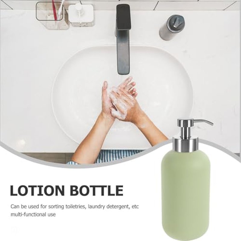 3Pcs Thread Mouth Foaming Soap Dispenser Pump Stainless Steel Replacement Lotion Shampoo Bottle Pumps for Bathroom Countertop