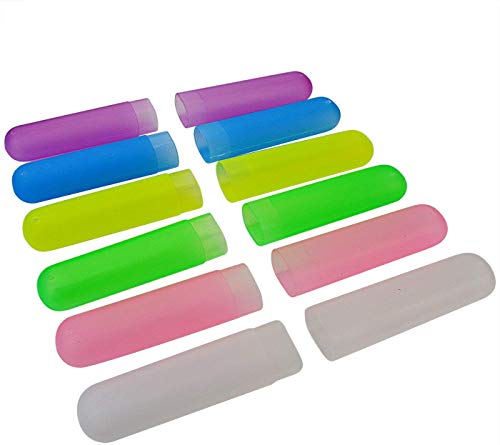 24PCS Travel Toothbrush Holder Case - Safe, Hygienic & Compact for Bathroom & Travel - Variety of Colors