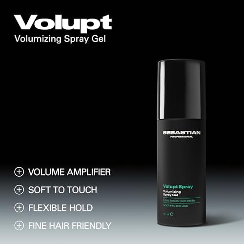 Volupt Volume-Building Spray Gel for Hair - Flexible Hold & Soft Finish